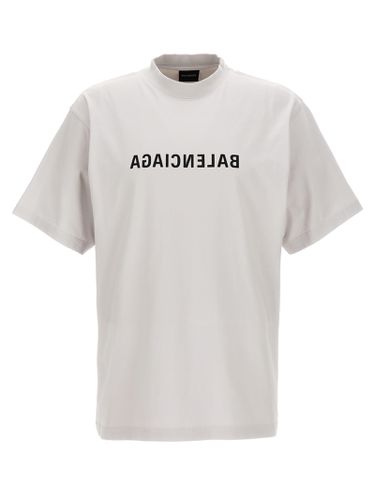 Oversized T-shirt With Logo - Balenciaga - Modalova