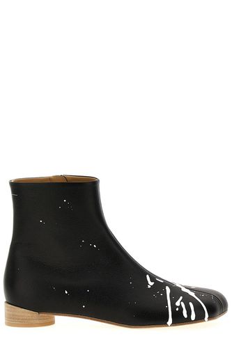 Anatomic Paint Splatter Printed Ankle Boots - MM6 Maison Margiela - Modalova