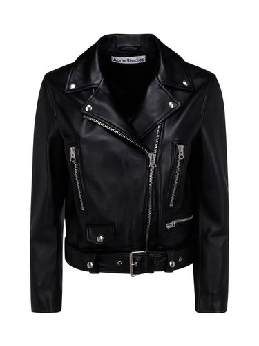 Classic Leather Biker Jacket - Acne Studios - Modalova