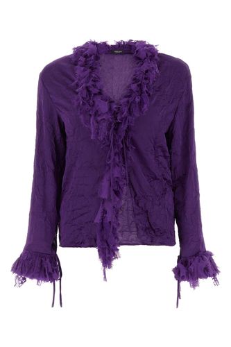 Versace Purple Polyester Blouse - Versace - Modalova