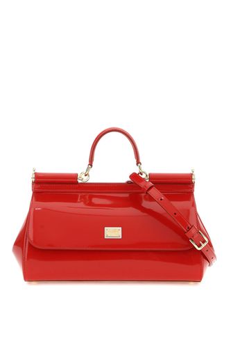 Patent Leather Medium New Sicily Bag - Dolce & Gabbana - Modalova