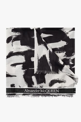 Alexander McQueen Scarf With Logo - Alexander McQueen - Modalova