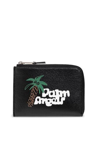 Sketchy Logo Printed Zipped Cardholder - Palm Angels - Modalova