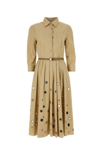 Prada Long-sleeved Belted Dress - Prada - Modalova