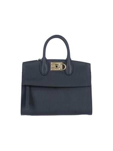 Studio Soft Leather Handbag - Ferragamo - Modalova