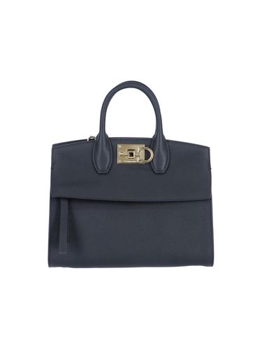 Studio Soft Leather Handbag - Ferragamo - Modalova