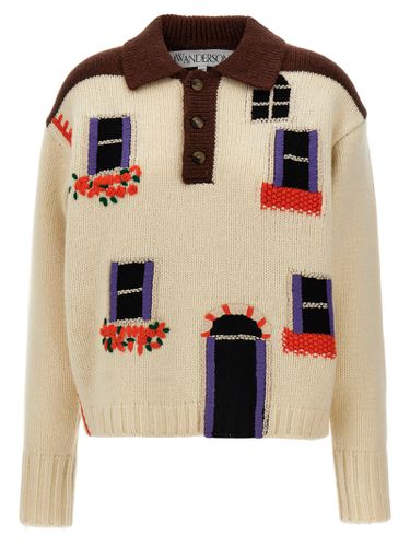 J. W. Anderson house Polo Sweater - J.W. Anderson - Modalova