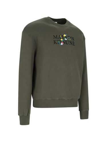 Embroidery Crewneck Sweatshirt - Maison Kitsuné - Modalova