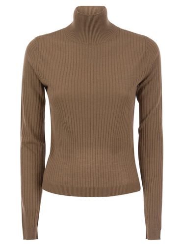 Turtleneck Knitted Jumper - Max Mara Studio - Modalova