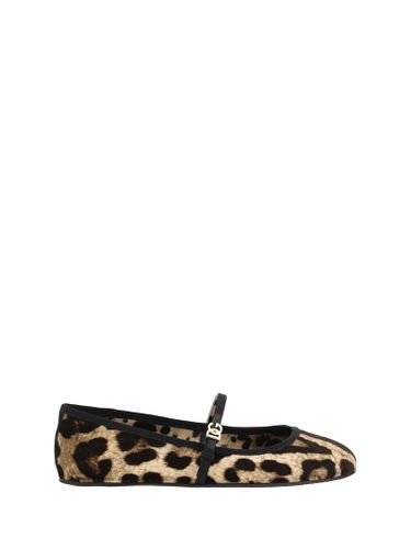 Leopard-print Ballerinas - Dolce & Gabbana - Modalova