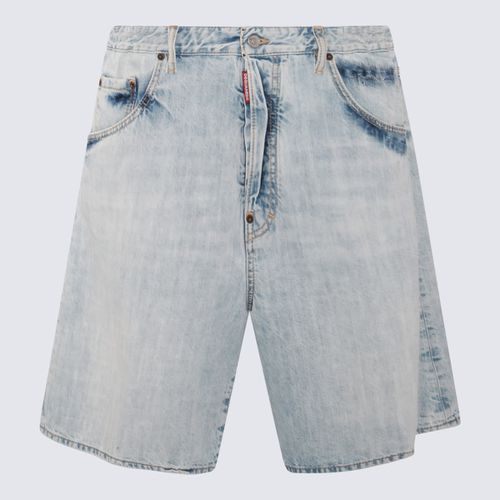 Light Cotton Denim Shorts - Dsquared2 - Modalova