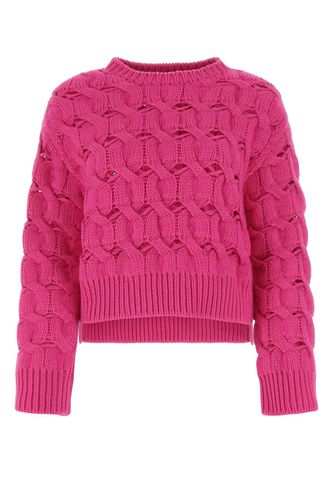 Pink Pp Wool Blend Oversize Sweater - Valentino Garavani - Modalova