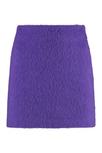 MSGM Wool Mini Skirt - MSGM - Modalova