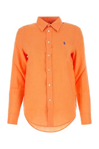 Ralph Lauren Orange Linen Shirt - Ralph Lauren - Modalova