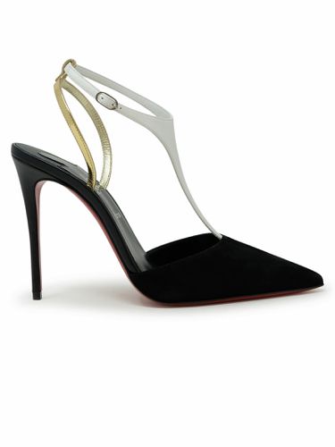 Black Suede Leather Athina 100 Pumps - Christian Louboutin - Modalova