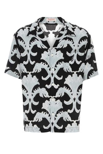 Printed Silk Shirt - Valentino Garavani - Modalova