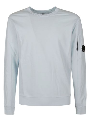 C. P. Company light Fleece Light Blue Cotton Sweatshirt - C.P. Company - Modalova