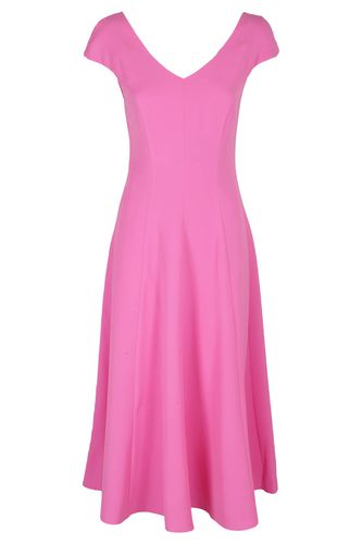 Flared Longuette Dress - Emporio Armani - Modalova