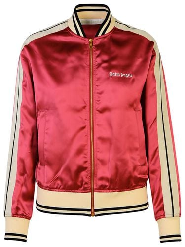 Palm Angels Viscose Bomber Jacket - Palm Angels - Modalova