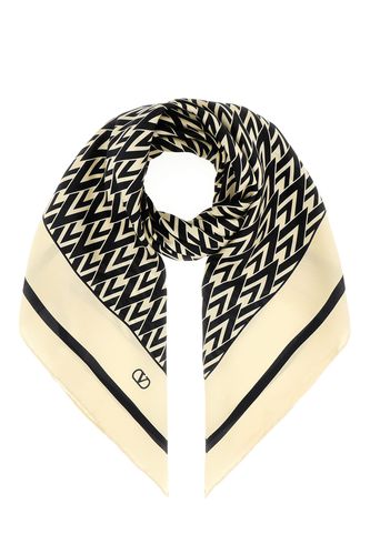 Printed Silk Foulard - Valentino Garavani - Modalova