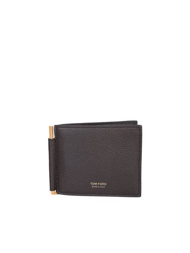 Grain Soft Money Clip Cardholder - Tom Ford - Modalova