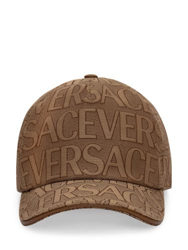 Versace All Over Logo Baseball Cap - Versace - Modalova