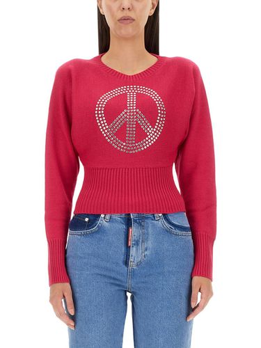 M05CH1N0 Jeans Peace Symbol Jersey - M05CH1N0 Jeans - Modalova