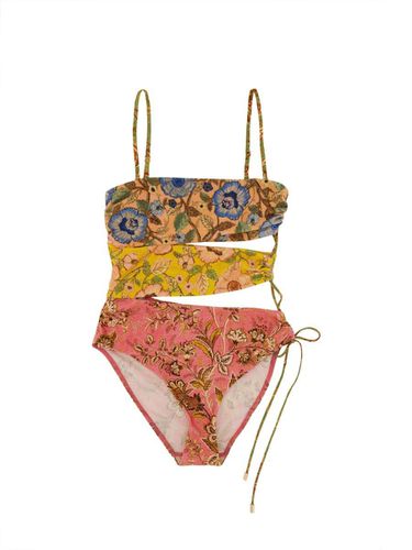 Floral Printed Cut-out One-piece Swimsuit - Zimmermann - Modalova