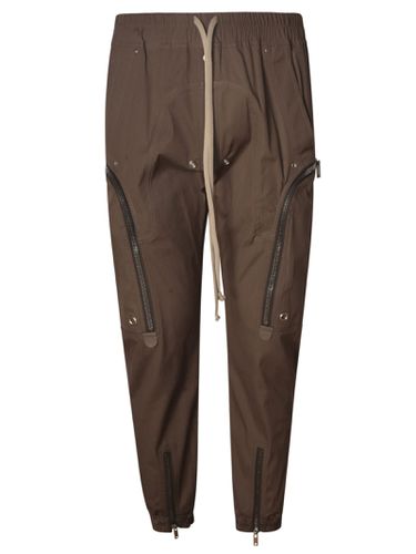 Drawstring Waist Zipped Pockets Applique Trousers - Rick Owens - Modalova