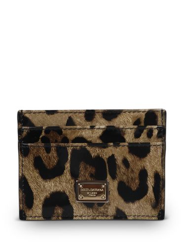 Leopard-print Card Holder - Dolce & Gabbana - Modalova