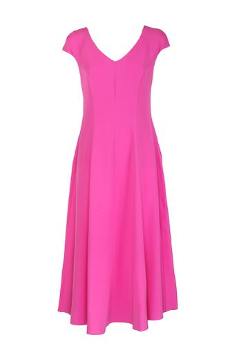Flared Longuette Dress - Emporio Armani - Modalova