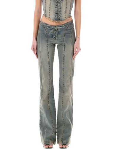 MISBHV Lara Laced Studded Jeans - MISBHV - Modalova