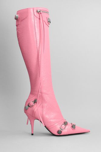High Heels Boots In - Leather - Balenciaga - Modalova