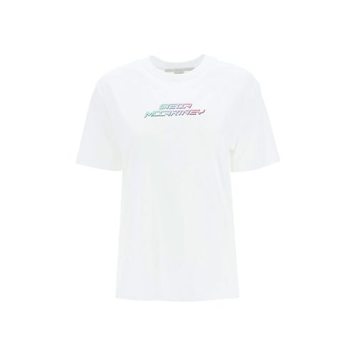 T-shirt With Gel Logo - Stella McCartney - Modalova