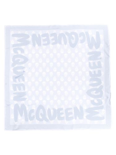 Graffiti Biker Scarf - Alexander McQueen - Modalova