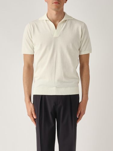 Skipper M/c In Crepe Cotton Polo - Filippo De Laurentiis - Modalova