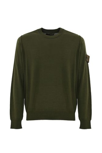 Ghost 566fc Light Pure Wool Sweater - Stone Island - Modalova