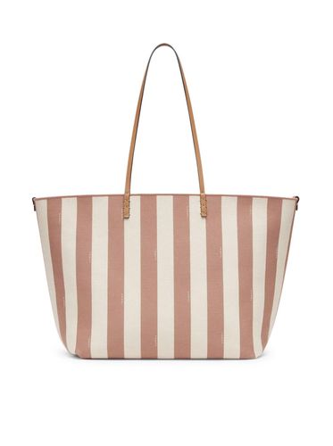 Large Roll Striped Reversible Tote Bag - Fendi - Modalova