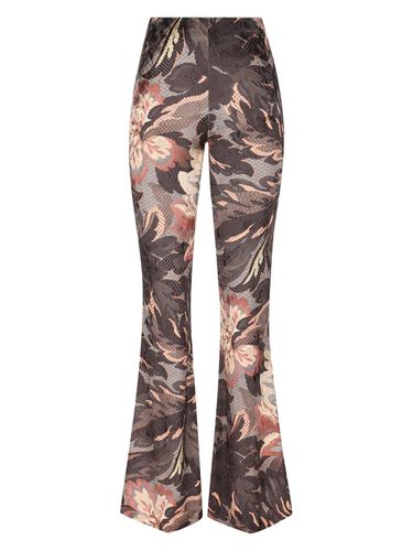 Floral Printed Chenille Trousers - Etro - Modalova