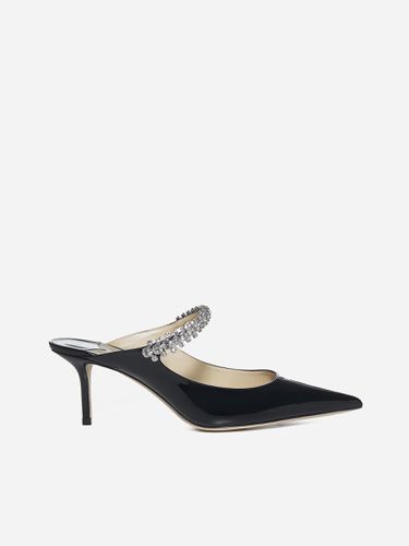 Bing 65 Crystals-strap Patent Leather Mules - Jimmy Choo - Modalova