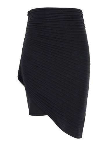 Asymmetric Miniskirt In Pleated Fabric Woman - Philosophy di Lorenzo Serafini - Modalova