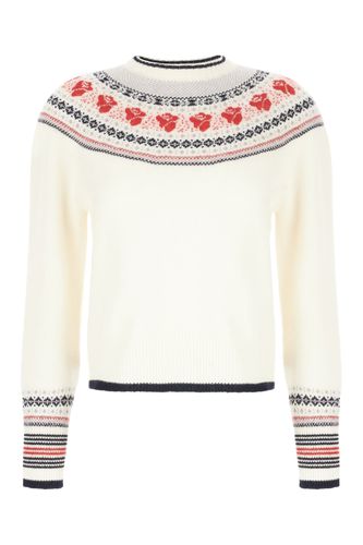 Thom Browne Rose Striped Pullover - Thom Browne - Modalova