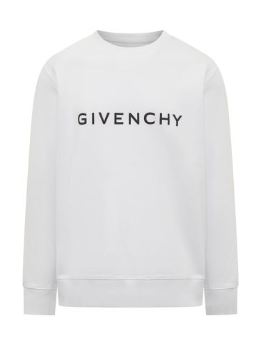 Crewneck Sweatshirt With Contrasting Lettering - Givenchy - Modalova