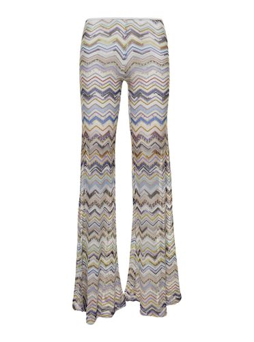 Flared Trousers In Viscose Blend Woman - Missoni - Modalova