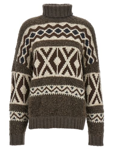 Brunello Cucinelli Jacquard Sweater - Brunello Cucinelli - Modalova