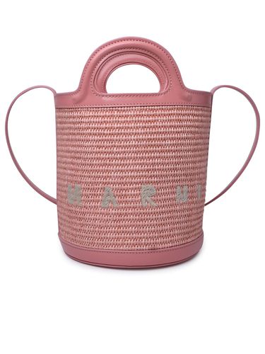 Tropicalia Small Pink Leather And Fabric Bag - Marni - Modalova