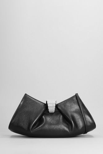 Clutch In Black Leather - Giuseppe Zanotti - Modalova