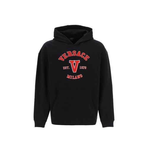 Versace Varsity Hooded Sweatshirt - Versace - Modalova
