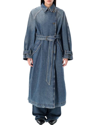 Brekka Denim Trench Coat - Isabel Marant - Modalova