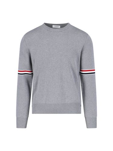 Thom Browne Tricolor Detail Sweater - Thom Browne - Modalova